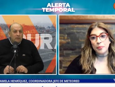 Coordinadora de Meteored anuncia "200 milímetros o más" de lluvias entre jueves y domingo en la región de Valparaíso
