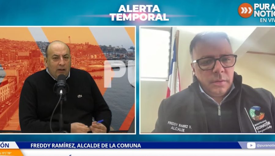 Alcalde de Concón por riesgo de nuevos socavones en edificios de las dunas: "Esperamos que todo lo que se hizo en este colector de aguas lluvia funcione"