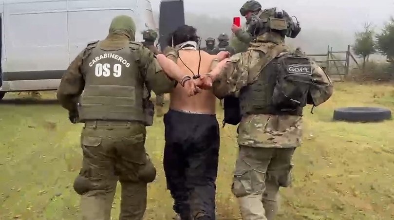 Este jueves será formalizado el sujeto que disparó a carabineros en Valdivia y luego por el homicidio del cabo Nain