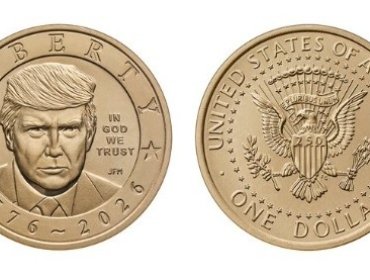 Departamento del Tesoro de EE.UU. anuncia moneda conmemorativa con la imagen de Trump por los 250 años de la declaración de independencia