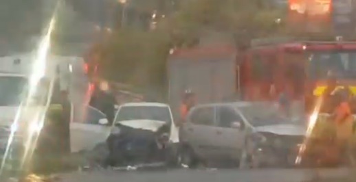 Accidente de tránsito en Camino Internacional de Viña del Mar deja a tres personas lesionadas: uno de los afectados es un paciente pediátrico