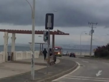 Anuncian cierre preventivo de Avenida Altamirano en Valparaíso ante llegada del sistema frontal