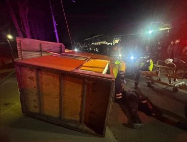 Guardia de seguridad termina con lesionas graves ante desplazamiento de su caseta en San Felipe