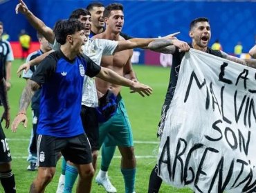 FIFA confirma que evalúa posibles sanciones a Argentina por mostrar pancarta sobre las Malvinas