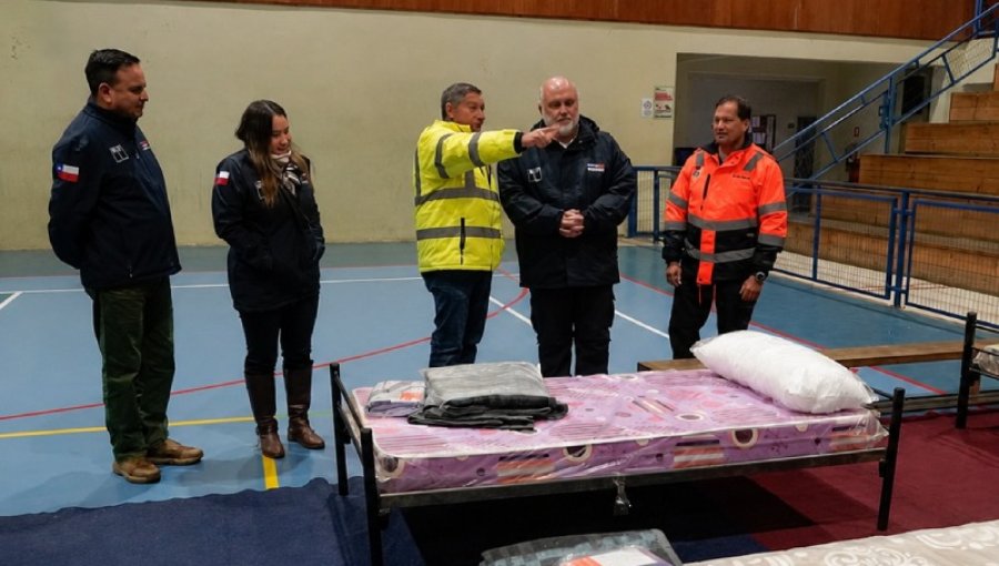 Destacan preparación de Villa Alemana ante sistema frontal tras inspeccionar albergues