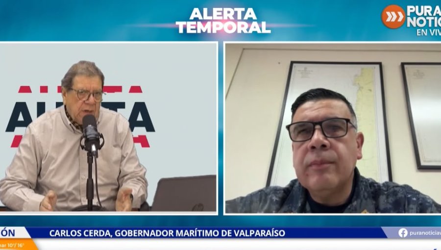 Gobernador marítimo de Valparaíso: “Las marejadas van a presentar mayor afectación, con una altura de olas más alta y con mayor impacto en el borde”