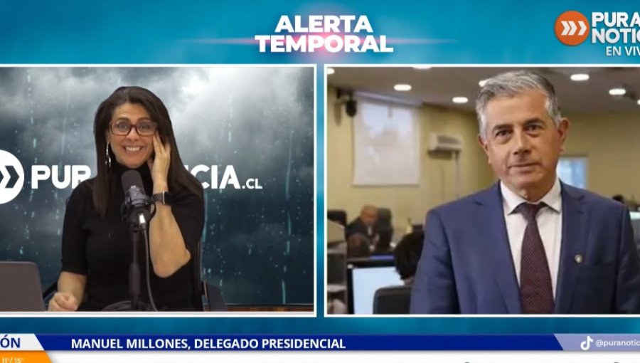 Delegado presidencial Manuel Millones por alarma SAE: “Es preventiva. Estamos en riesgo, está crecido el estero”