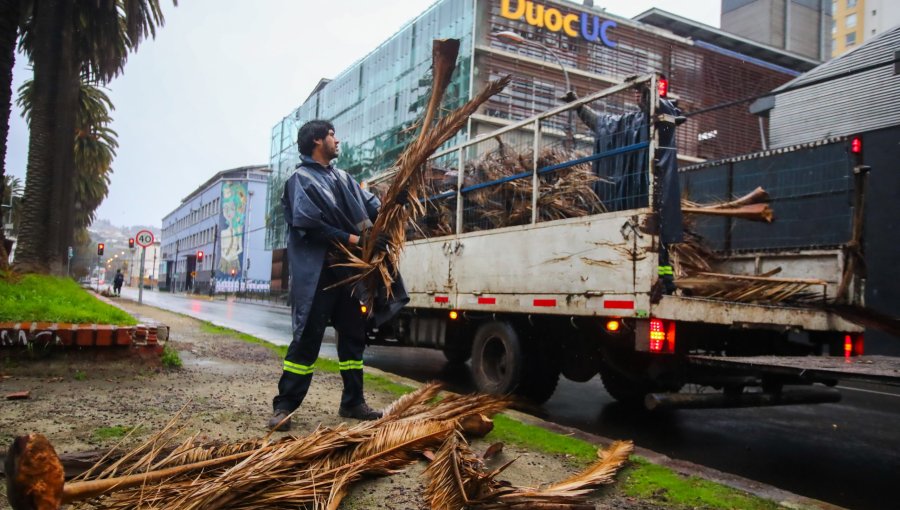 Seremi del Trabajo informa que no se registran accidentes laborales graves por sistema frontal en la región de Valparaíso