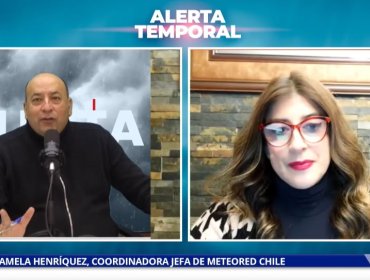 Coordinadora jefe Meteored por sistema frontal: "Podríamos tener granizos en el centro de Viña del Mar"
