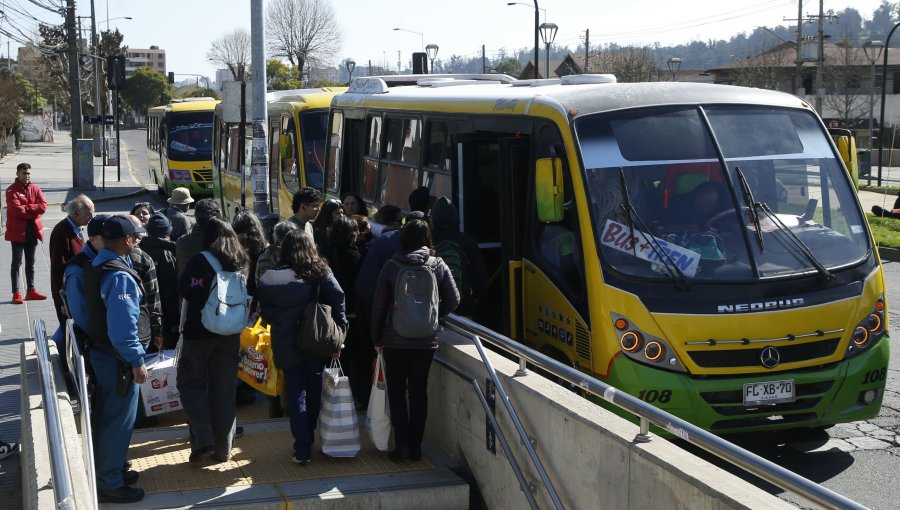 Habilitaron buses de apoyo entre estaciones de Villa Alemana y Limache por alteraciones en el servicio del Tren Limache - Puerto