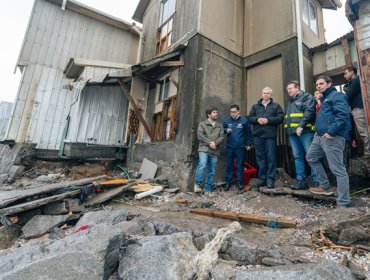 Presidente Kast supervisa labores en sectores afectados en Penco y destaca importancia de aplicar correctamente la ficha FIBE