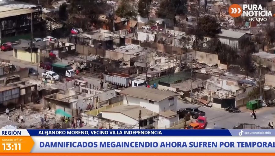 Damnificados del megaincendio por fuertes lluvias: “Hemos estado de nuevo abandonados”