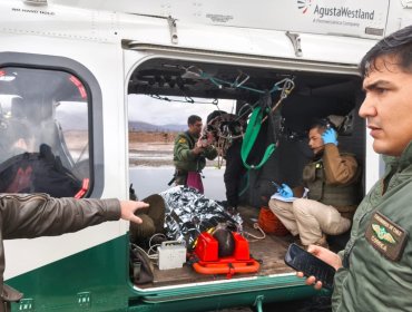 Carabineros evacúa en helicóptero a tres mujeres que permanecían aisladas en La Higuera: fueron trasladadas hasta La Serena