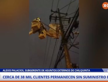 Chilquinta apunta al arbolado urbano tras prolongados cortes de luz en la región de Valparaíso: "Esto que está pasando ahora va a volver a ocurrir"