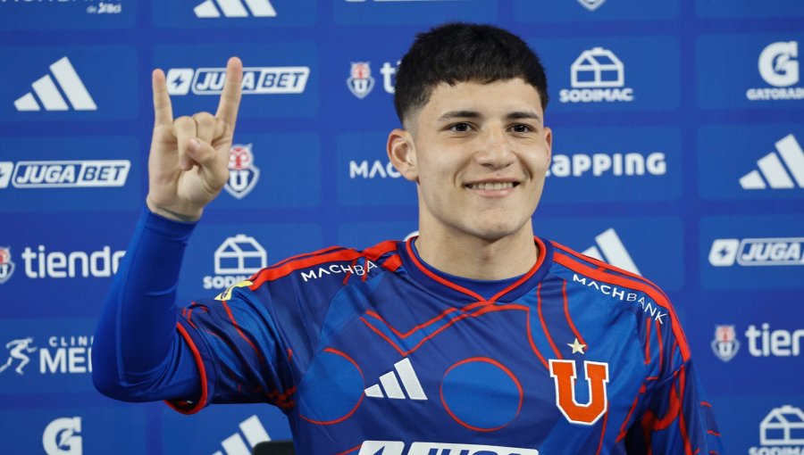 U. de Chile presenta a Gonzalo Reyna y responde a críticas por falta de refuerzos