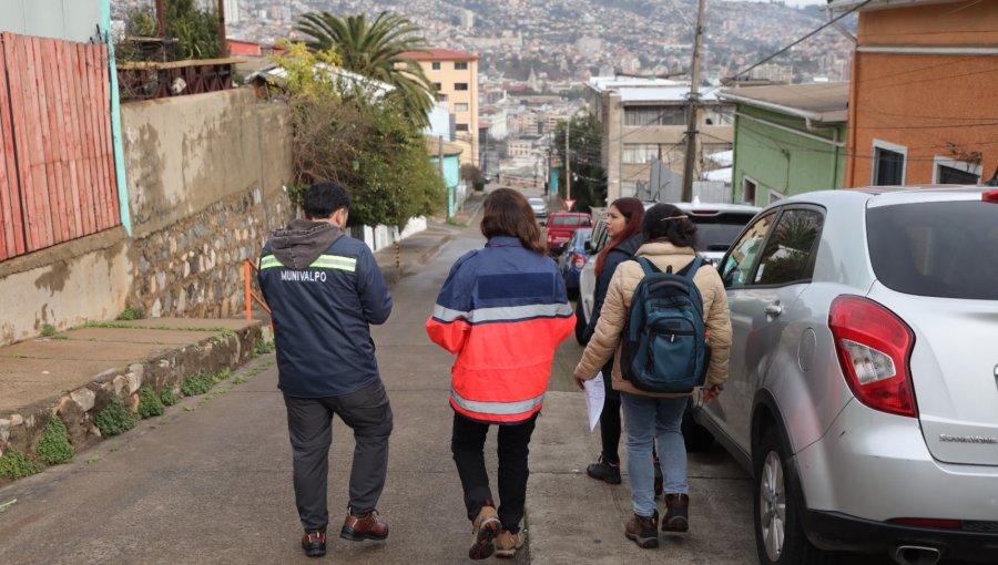 Valparaíso despliega a 40 profesionales para evaluar daños y agilizar ayudas tras el paso de intensos sistemas frontales