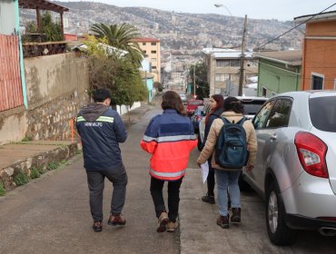 Valparaíso despliega a 40 profesionales para evaluar daños y agilizar ayudas tras el paso de intensos sistemas frontales