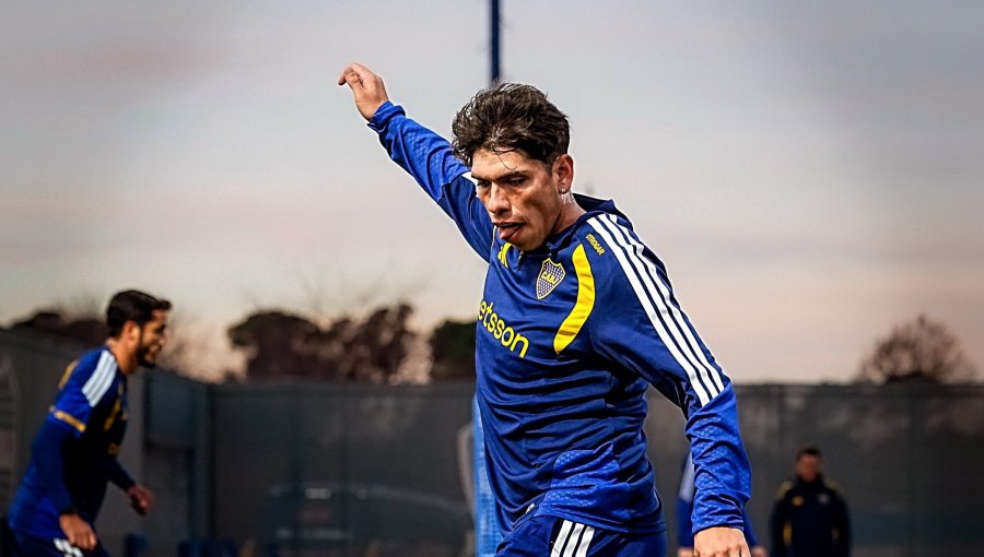 Carlos Palacios se vuelve a lesionar y no estará presente en el partido de Boca Juniors ante O'Higgins
