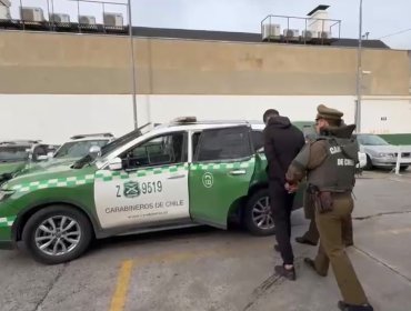 Dos hombres con amplio prontuario policial fueron detenidos por robo con intimidación a local comercial en Viña del Mar
