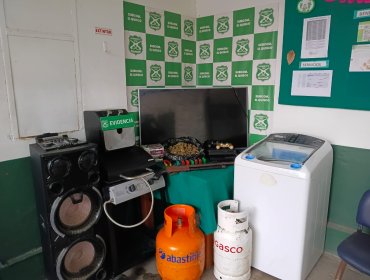 Detienen a un hombre por robo en El Quisco: recuperan especies e incautan droga y un arma