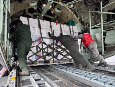 FACh despliega avión con ocho toneladas de ayuda para afectados por sistema frontal en Atacama