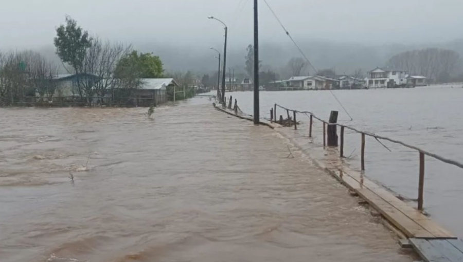 Declaran Alerta Roja en Arauco por riesgo de desborde del río Pichilo