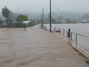 Declaran Alerta Roja en Arauco por riesgo de desborde del río Pichilo