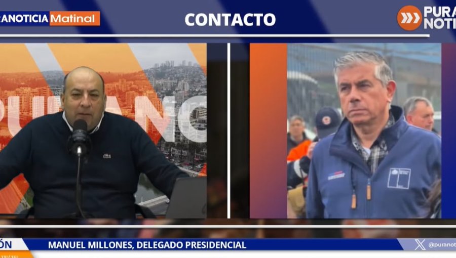 Delegado Millones y tardía suspensión de clases de la semana pasada: "Ese fue un error de coordinación que no puede volver a ocurrir"
