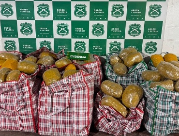 Incautan 271 kilos de drogas en dos procedimientos en la región de Antofagasta y dos imputados quedan en prisión preventiva