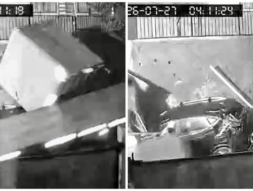 Buscan identificar a camión que arrasó con un food truck y un automóvil en la parte alta del cerro Alegre de Valparaíso