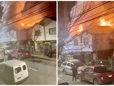 Incendio estructural destruyó dos viviendas al interior de la villa Santa Inés de Casablanca