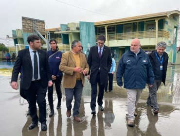 Subsecretario de Educación inspecciona colegios afectados por el temporal y destaca avance del retorno a clases en Marga Marga
