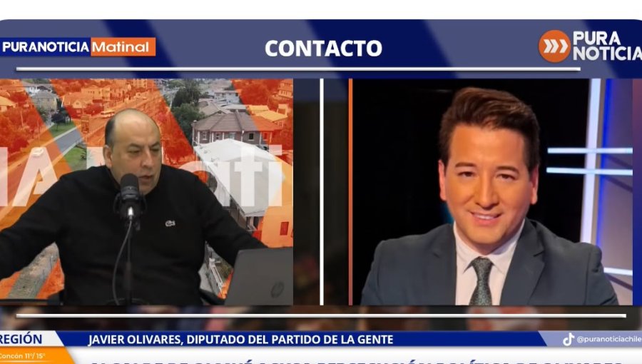 Diputado Javier Olivares explica visita a casa del Alcalde de Olmué: "Como periodista me acerqué a preguntarle por un problema grave que tienen los vecinos"