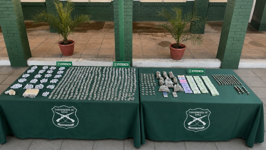 Detienen en San Bernardo a sujeto con más de tres kilos de droga tras operativo de Carabineros
