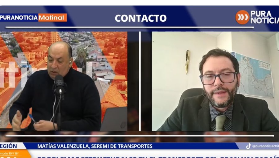 Seremi de Transportes y falta de micros en el Gran Valparaíso: "De los 2 mil buses, no todos tienen que estar en todo momento en ruta"