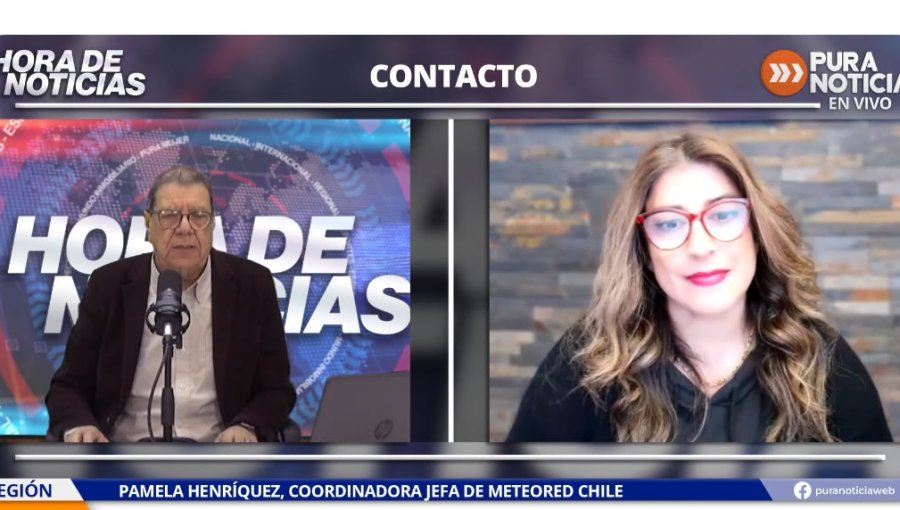 Coordinadora jefe Meteored Chile asegura que sistema frontal para la región de Valparaíso llegará este viernes con “bastante intensidad”
