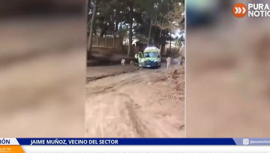 Vecino de Laguna Verde y complicaciones tras los temporales: "La situación es gravísima, sobre todo por nuestros 216 estudiantes que no han podido ir al colegio"