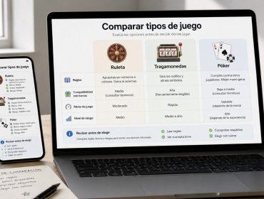 Ruleta, tragamonedas o póker: cómo elegir casino según el juego que buscas