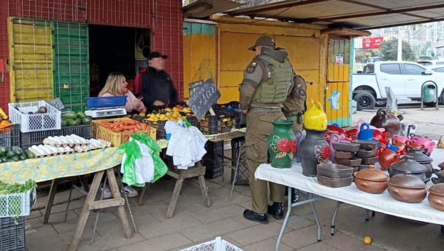 Una serie de infracciones se cursaron en operativo contra el comercio ilegal e incivilidades en la Caleta Portales de Valparaíso