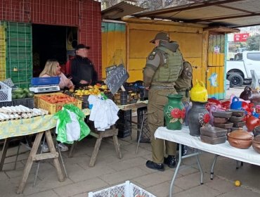 Una serie de infracciones se cursaron en operativo contra el comercio ilegal e incivilidades en la Caleta Portales de Valparaíso