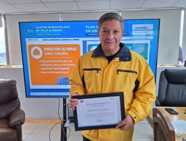 Alcalde de Villa Alemana obtuvo la certificación que lo habilita para aplicar la ficha FIBE