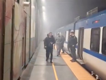 Explosión de transformador obliga a evacuar estación Hospital de Viña del Mar: servicio de Metro Valparaíso debió ser suspendido