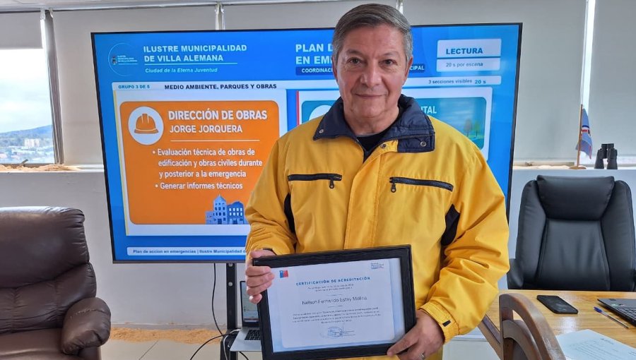 Alcalde de Villa Alemana obtuvo la certificación que lo habilita para aplicar la ficha FIBE