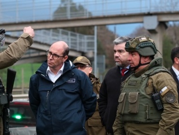 Ministro Arrau encabezó intensos operativos de seguridad en los accesos a Temucuicui