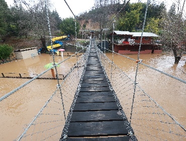 Angol suspende clases este lunes y martes por emergencia tras sistema frontal