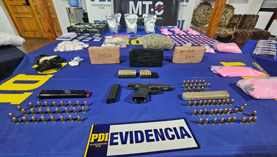 Desarticulan banda narco en San Bernardo: incautan drogas y $44 millones
