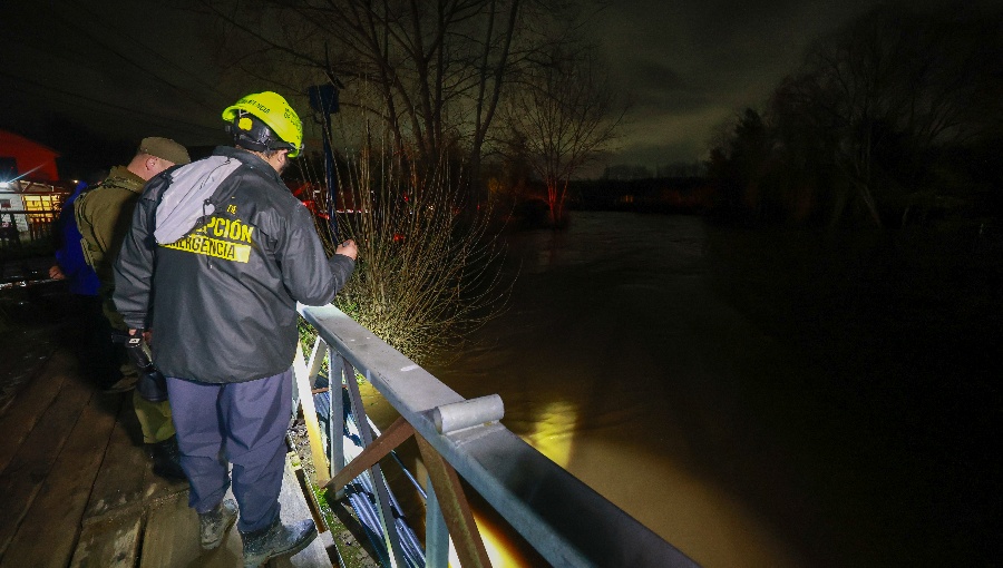 Senapred amplía Alerta Roja a 11 comunas de Ñuble por crecida del río Itata