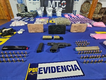 Desarticulan banda narco en San Bernardo: incautan drogas y $44 millones