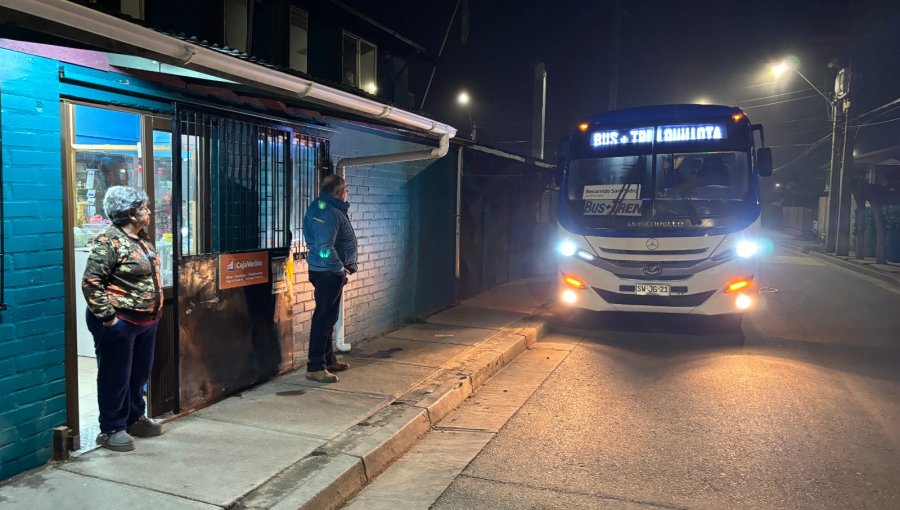 Comenzó a operar nuevo servicio Bus+Tren que conecta San Pedro con estación Limache