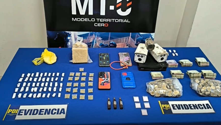 PDI desarticula clan familiar dedicado a la venta de drogas en Cerro Navia: cuatro integrantes quedan en prisión preventiva